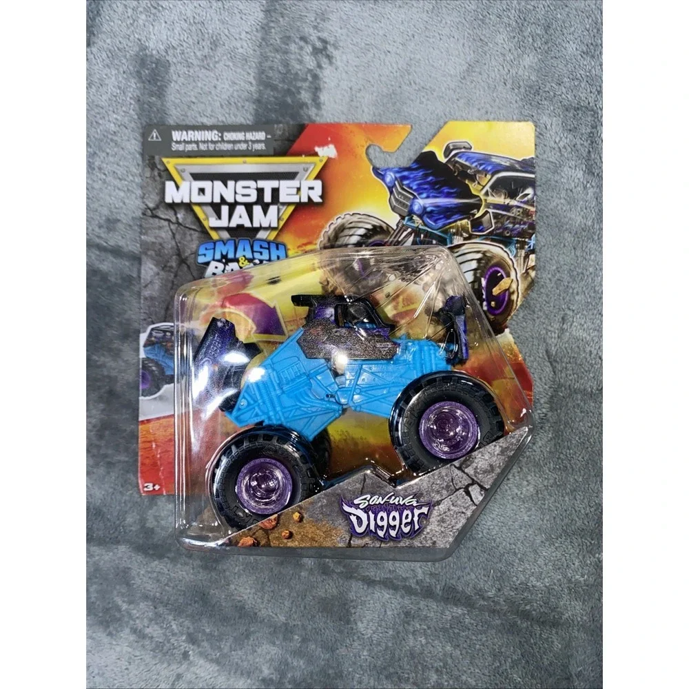 Monster Jam Diecast Truck Smash Bash Sonuva Digger Wild Side Lot of 2 NEW in Box
